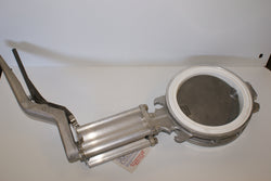 5” Butterfly Valve Stainless Disc/MAXX Temp White Rubber with ext 6" (part # 5-790-501-EXT-6")