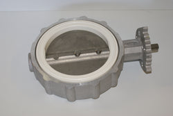 6" Butterfly Valve,Aluminum Body, Stainless Disc, White Seat (part # 6-480-003501)