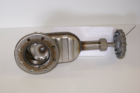 4" gate valve SS (part # SSG-1004)